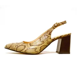 Sacapuce AMANDA serpent marron