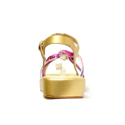 Sacapuce ANGELINA multicolore platine