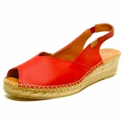 Sacapuce BERNIA cuir rouge