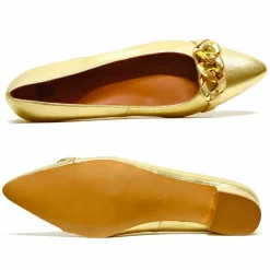 Sacapuce BILBAO cuir or