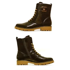 Sacapuce BROMLEY cuir verni noir