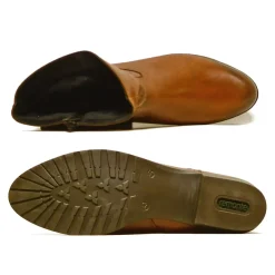 Sacapuce CAROLA cuir marron clair