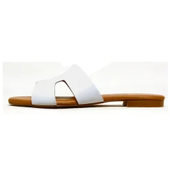 Sacapuce CLARICE cuir blanc