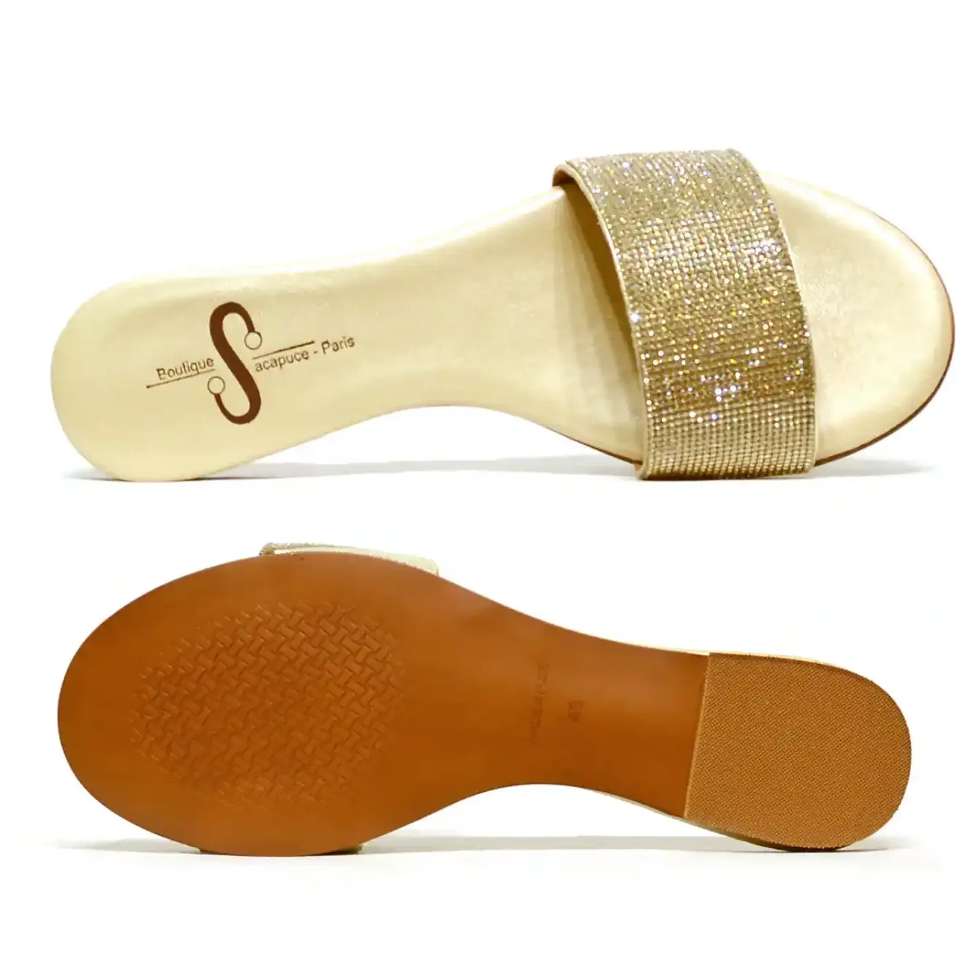 Sacapuce CRITIELI strass platine