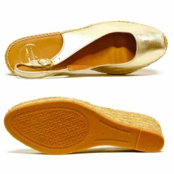Sacapuce CROACIA cuir laminé or