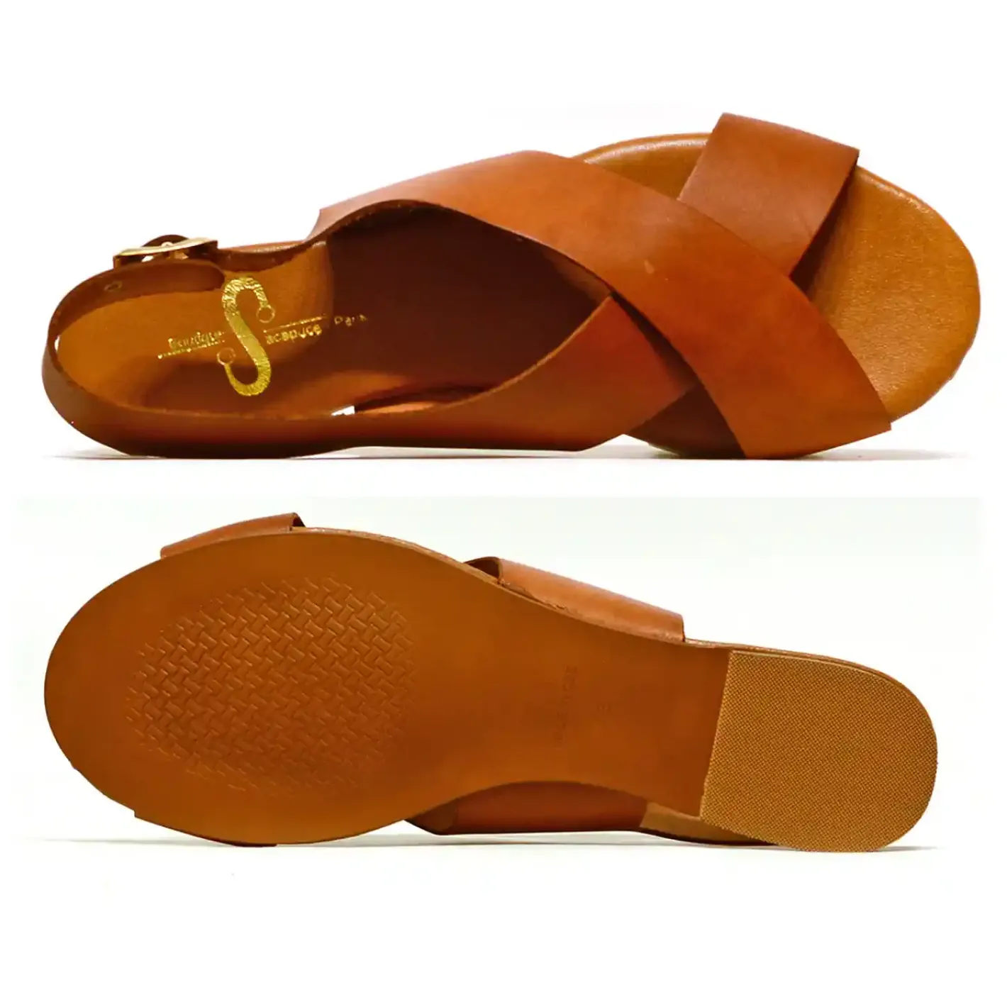 Sacapuce DANIA cuir marron