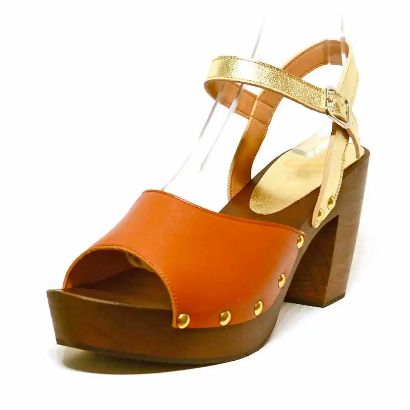 Sacapuce DANILO cuir marron platine