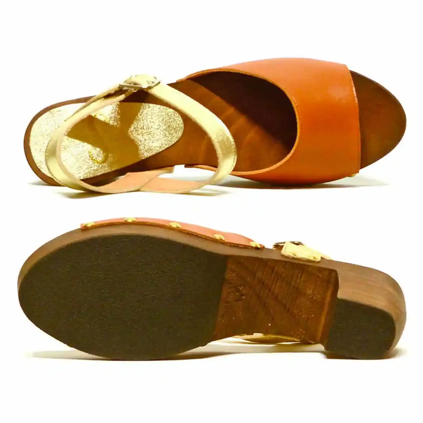 Sacapuce DANILO cuir marron platine