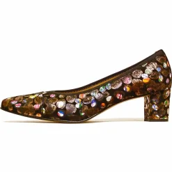Sacapuce EMER velours noir multi