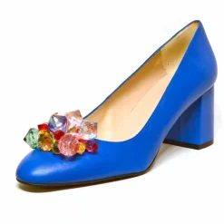Sacapuce GABRIELA cuir bleu
