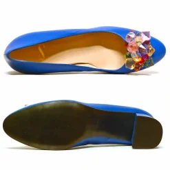 Sacapuce GABRIELA cuir bleu