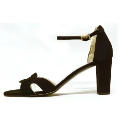 Sacapuce GAETANE cuir velours noir