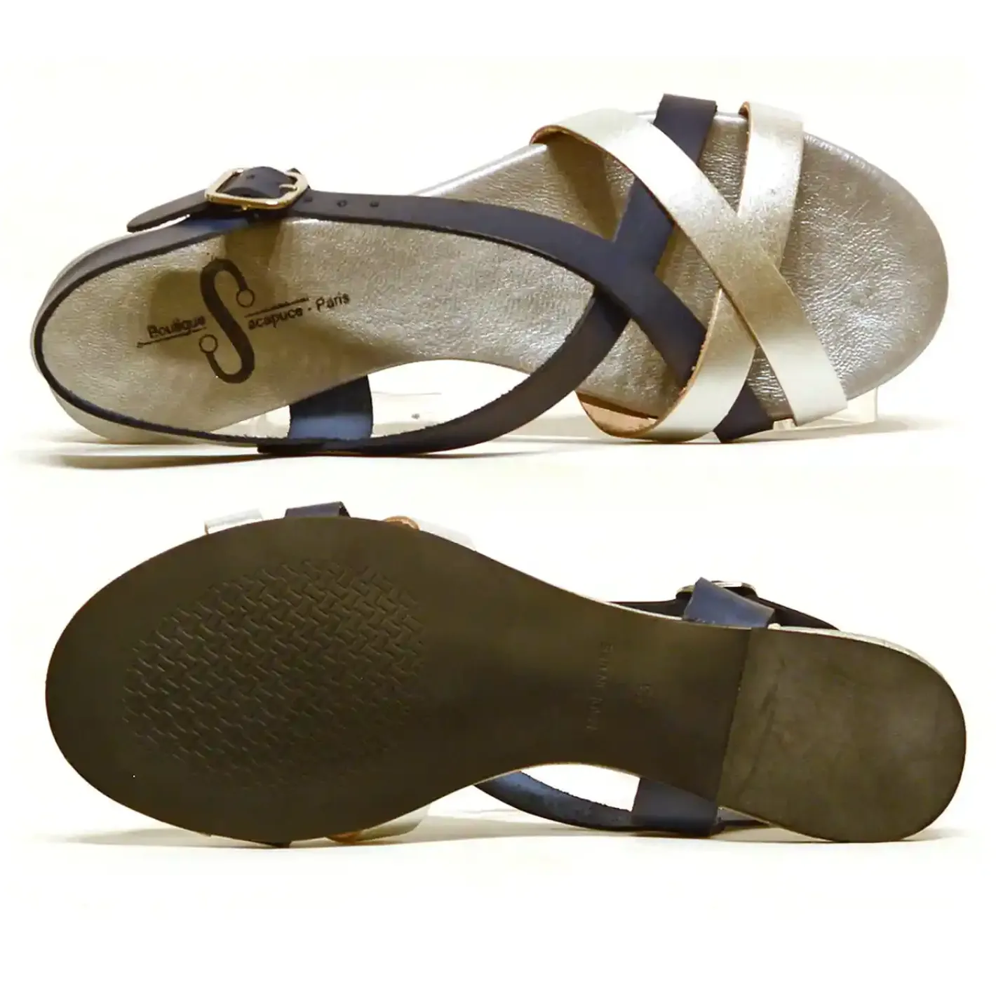 Sacapuce GLADYS bleu argent