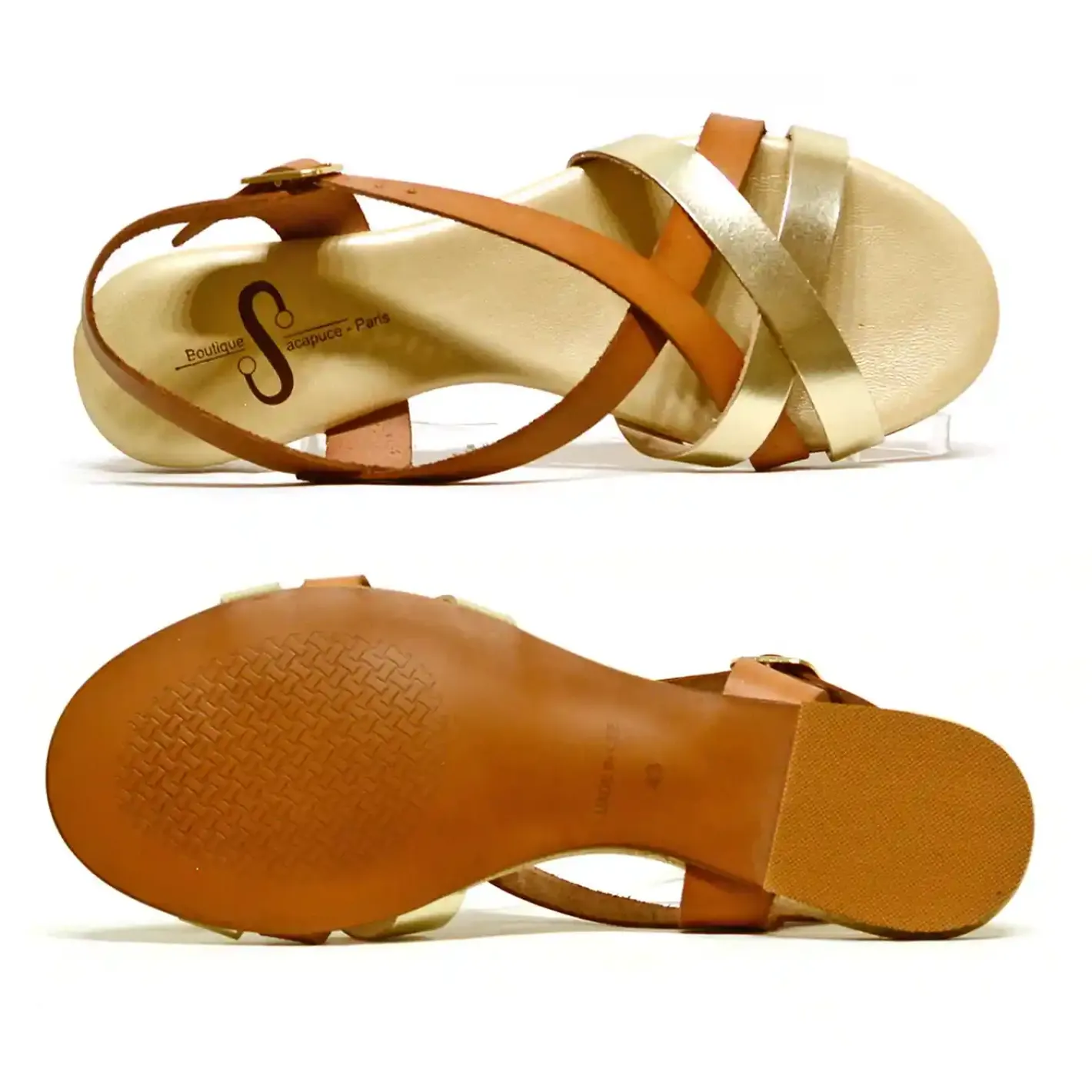 Sacapuce GLADYS marron or