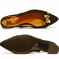 Sacapuce GRADI cuir velours noir