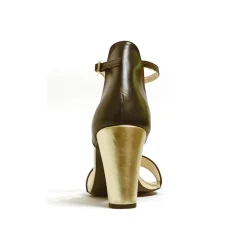 Sacapuce IDANA cuir noir platine