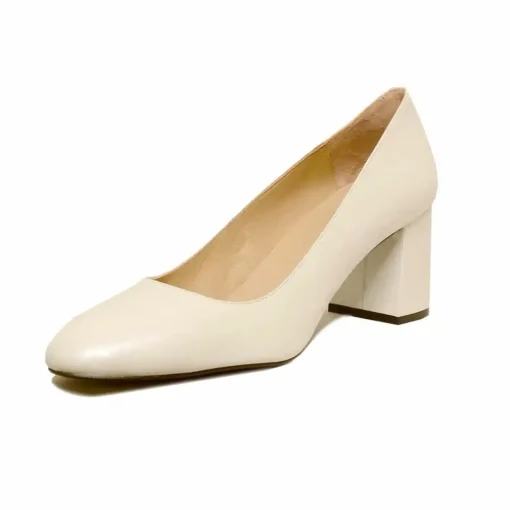 Sacapuce JADINE cuir blanc