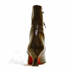 Sacapuce JUDITH cuir verni noir