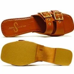 Sacapuce JULITA cuir marron