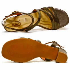 Sacapuce MALIBU croco verni  gris foncé