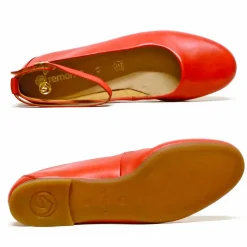 Sacapuce Naima cuir rouge