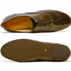Sacapuce NIKAI vernis fripé noir