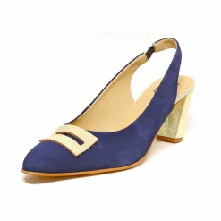 Sacapuce PALOMA velours bleu