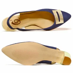 Sacapuce PALOMA velours bleu
