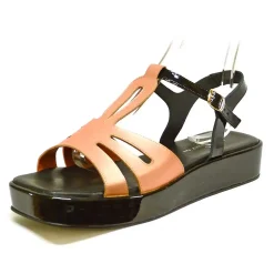 Sacapuce PEPITA rose metal vernis noir