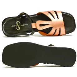 Sacapuce PEPITA rose metal vernis noir