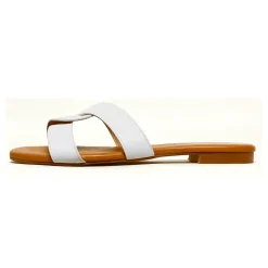 Sacapuce PLANI cuir blanc