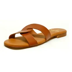 Sacapuce PLANI cuir marron