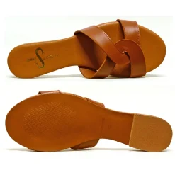 Sacapuce PLANI cuir marron