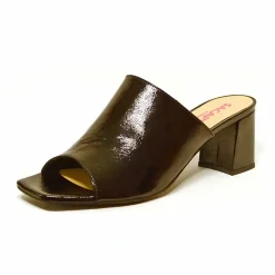 Sacapuce ROSIANE vernis fripé noir