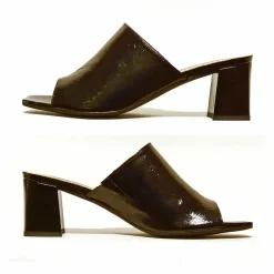 Sacapuce ROSIANE vernis fripé noir