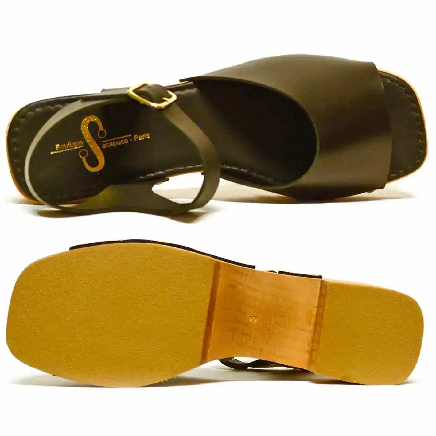 Sacapuce SABELLA cuir noir
