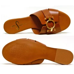 Sacapuce SANTA cuir marron