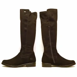 Sacapuce SHANONE cuir velours et stretch noir