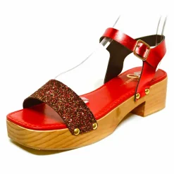 Sacapuce SOFINA rougemetal glitter