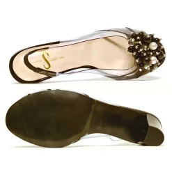 Sacapuce SYBILE transparente noir