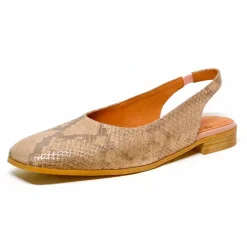Sacapuce TILDE cuir velours saumon