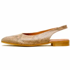 Sacapuce TILDE cuir velours saumon